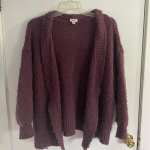 a.n.a Purple Comfy Cardigan Sweater in size Petite medium